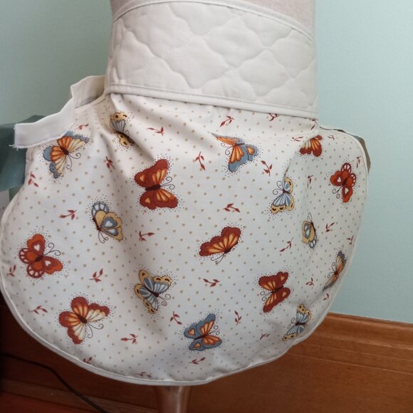 Butterfly Half Kitchen Wear Apron Baking Cooking Vintage Like New, Never Used - Picture 7 of 10